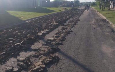Reparación y Pavimentación de calle Eva Perón