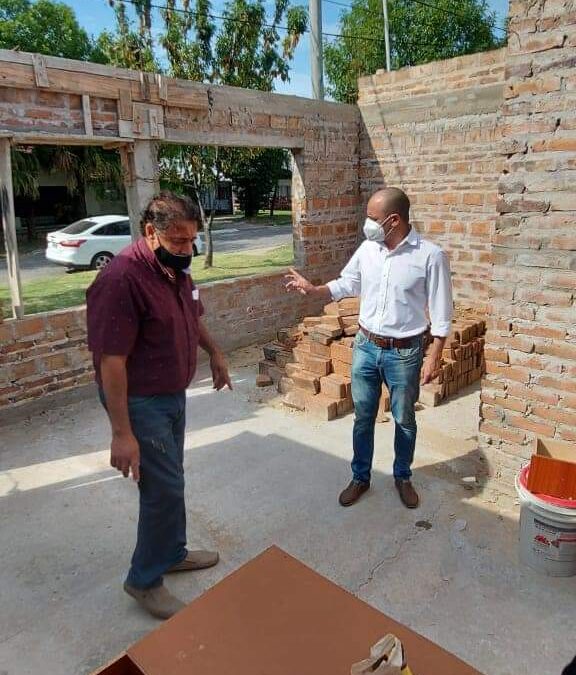 Secretario de Gobierno y Hacienda recorrió la obra del centro de salud Nueva Esperanza