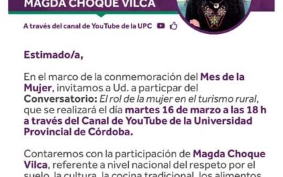 Conversatorio/ El rol de la mujer en el Turismo Rural