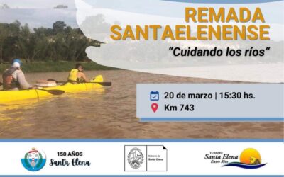 Remada Santaelenense cuidando los Ríos