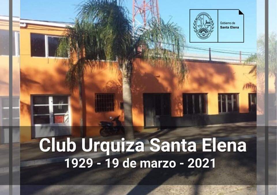Club Urquiza Santa Elena – 92° Aniversario