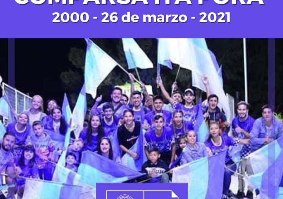 Aniversario de refundación – Comparsa Itá Porá.