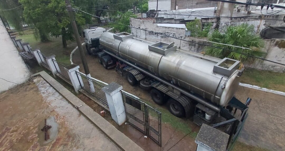 30 toneladas de Sulfato de Aluminio para el tratamiento de agua en Santa Elena.