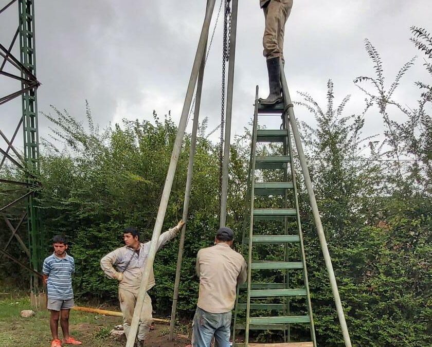Nueva inversiones en la red de distribución de agua potable en barrio Fátina