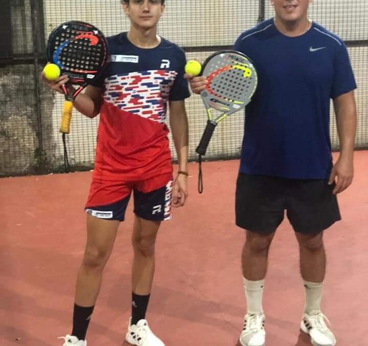 Santaelenenses en el podio del Campeonato Provincial de Padel.
