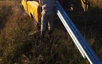 Nueva bomba extractora en barrio Roque Sáenz Peña.