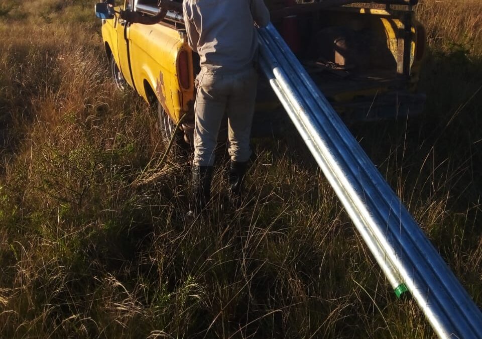 Nueva bomba extractora en barrio Roque Sáenz Peña.