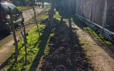 Nueva conexión y mantenimiento de red de agua en barrio Fátima