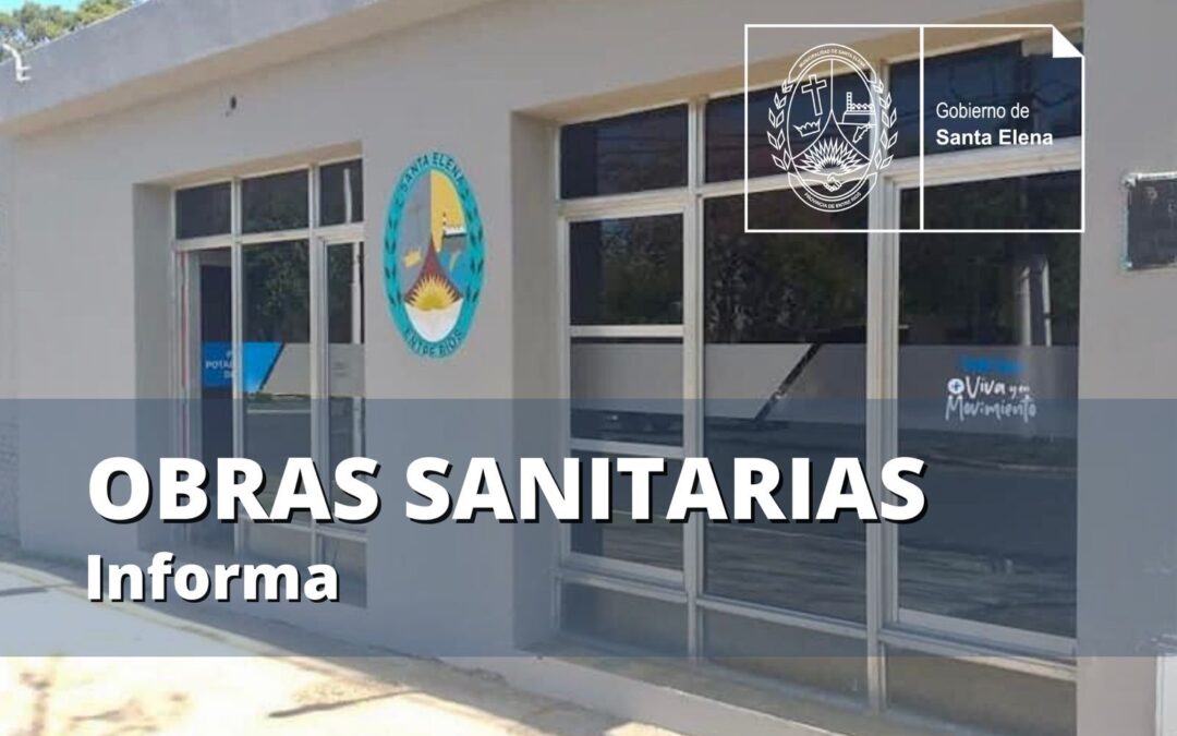 Programación de interrupción del servicio de agua por limpieza de decantadores para el próximo viernes.