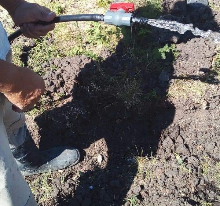 Nuevas redes de distribución de agua potable en barrio Hipodromo