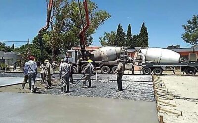 Continúa la construcción del hospital modular en nuestra ciudad.