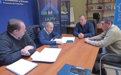 Convenio para la construcción y terminación de 16 viviendas del IAPV.