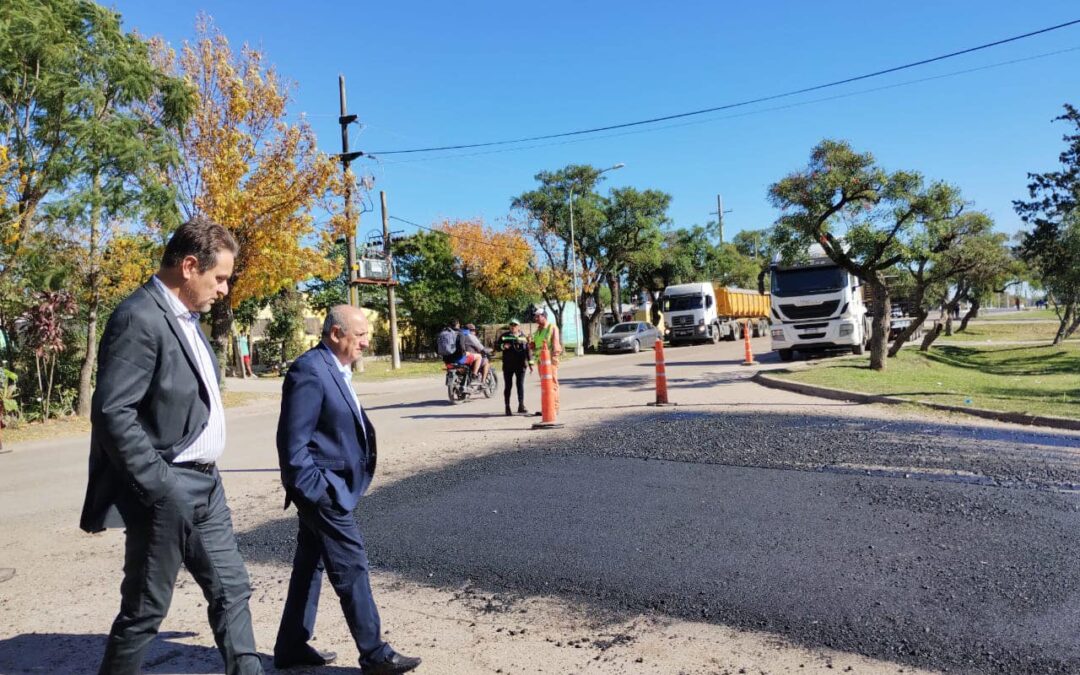 Repavimentación de calle San Juan