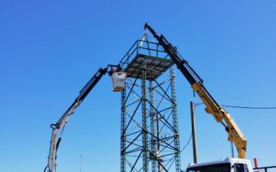 Nueva plataforma y tanque de agua para el barrio Sáenz Peña.