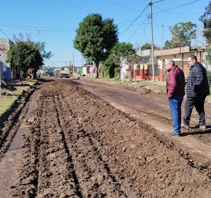 Paviemntación de calle Guarumba, Barrio Fatima.