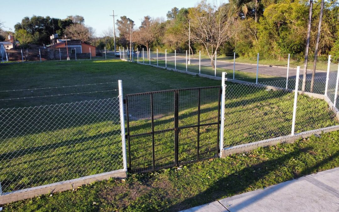 La Escuela n° 122 “Juan Pablo I” finalizó el cerramiento de su predio