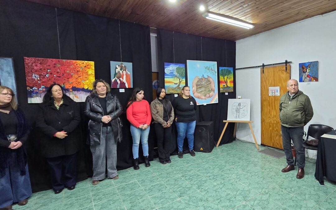 Muestra artistica en la Casa de la Cultura
